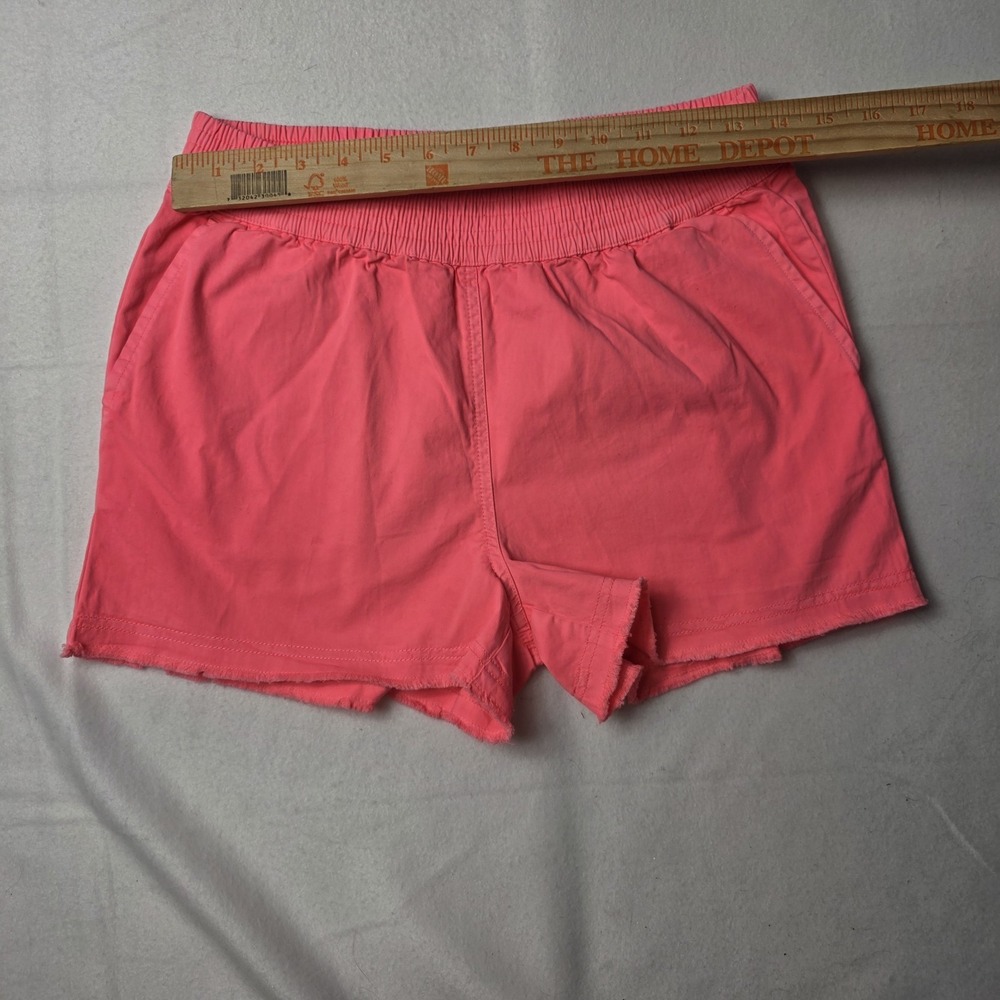 Vineyard Vines Women's shorts Pull On Every Day Neon Pink Raw Hem Size - Picture 6 of 7